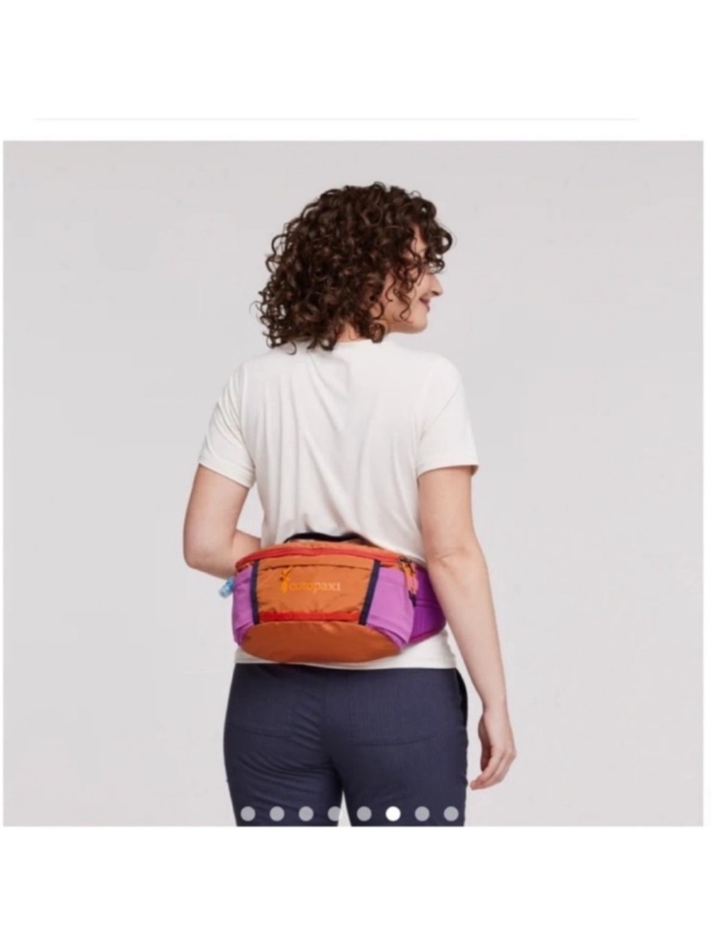 Cotopaxi Lagos 5L Hiking Hydration Hip Pack Orange Purple NWT Ventilated - Picture 9 of 11